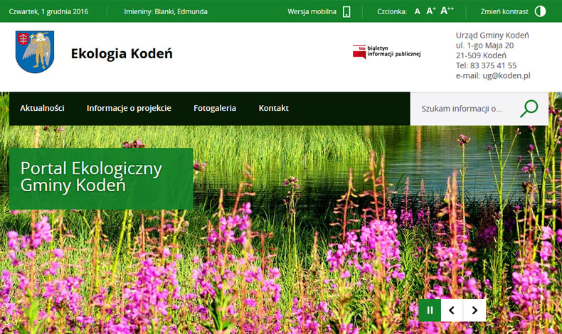 Portal Ekologiczny Gminy Kodeń